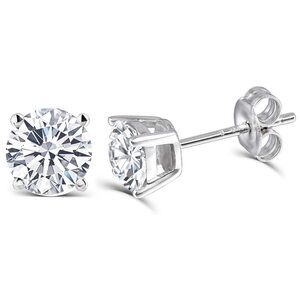10k 2 Carat Diamond Earrings Fine Jewelry